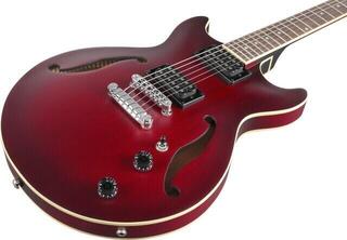 Poolakustiline kitarr Ibanez AM53-SRF Sunburst Red Flat Poolakustiline kitarr - 5