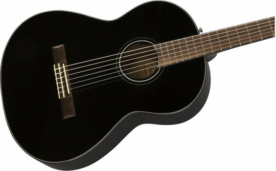 Klassieke gitaar Fender CN-60S Nylon Black - 4