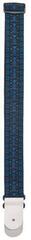 Kytarový pás D'Addario Planet Waves 50G05 Woven Kytarový pás Hootenanny Blue/Black - 2