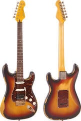 Chitară electrică Vintage V6HMRSB Distressed Sunburst Chitară electrică - 2