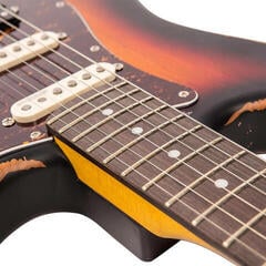 Chitară electrică Vintage V6HMRSB Distressed Sunburst Chitară electrică - 5