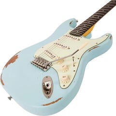 Chitară electrică Vintage V6MRLB Distressed Laguna Blue Chitară electrică - 3