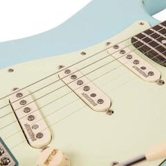 Chitară electrică Vintage V6MRLB Distressed Laguna Blue Chitară electrică - 7