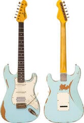 Elektrisk guitar Vintage V6HMRLB Laguna Blue Elektrisk guitar - 2