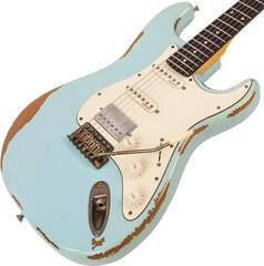 Elektrisk guitar Vintage V6HMRLB Laguna Blue Elektrisk guitar - 3