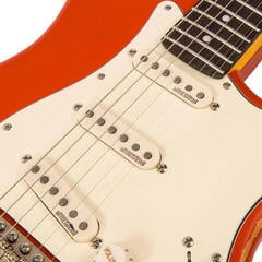 Elektrisk guitar Vintage V6MRFR Firenza Red Elektrisk guitar - 7