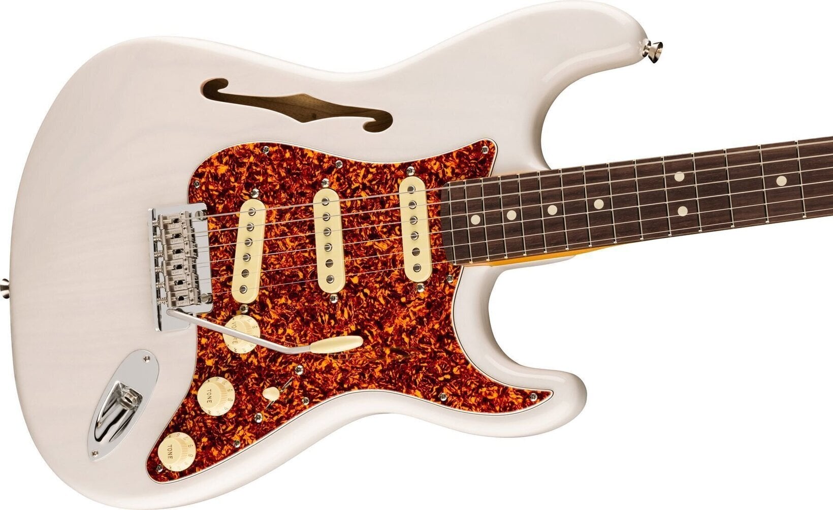 Fender FSR American Professional II Stratocaster Thinline RW White
