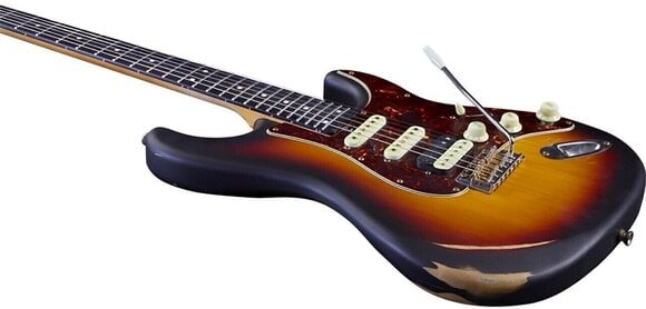 E-Gitarre Eko guitars Aire Relic Sunburst E-Gitarre - 4