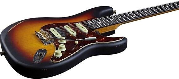 E-Gitarre Eko guitars Aire Relic Sunburst E-Gitarre - 5