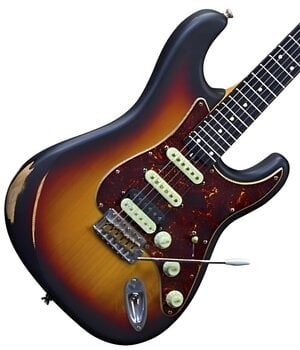 E-Gitarre Eko guitars Aire Relic Sunburst E-Gitarre - 3