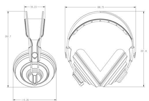 Studio Headphones Superlux HD668B MKII Studio Headphones - 7