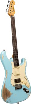 Electric guitar Henry's ST-1 Python Blue Relic Electric guitar - 3