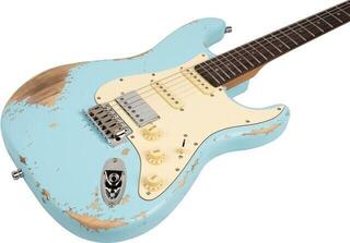 Elektrische gitaar Henry's ST-1 Python Blue Relic Elektrische gitaar - 3