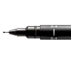 Technische pen uni-ball 60.0907 Technische pen Black 0,4 mm 1 st. - 1