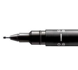 Technische pen uni-ball 60.0911 Technische pen Black 0,8 mm 1 st. - 1