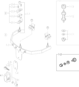 Spare Part for Drums Tama B615ANT6WB Spare Part for Drums - 2