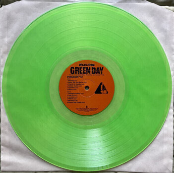 LP Green Day - Warning (Green Coloured) (LP) - 4