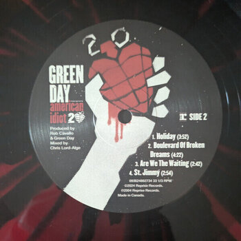 LP ploča Green Day - American Idiot (Limited Edition) (Red/Black Splatter Coloured) (2 LP) - 4