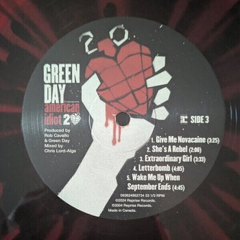 LP ploča Green Day - American Idiot (Limited Edition) (Red/Black Splatter Coloured) (2 LP) - 5