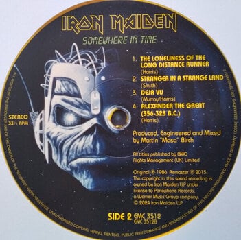 Disque vinyle Iron Maiden - Somewhere In Time (Limited Edition) (Yellow Coloured) (LP) - 5