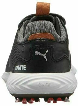Calçado de golfe júnior Puma Ignite PWRADAPT Junior Golf Shoes Black US 1 - 4