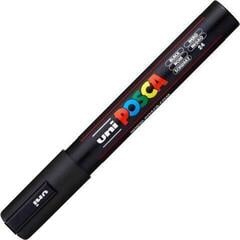 Felt-Tip Pen Uni Posca PC-5M Acrylic Marker 1,8 - 2,5 mm 24 Black 1 pc - 2