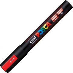 Felt-Tip Pen Uni Posca PC-5M Acrylic Marker 1,8 - 2,5 mm F15 Fluo Red 1 pc - 2