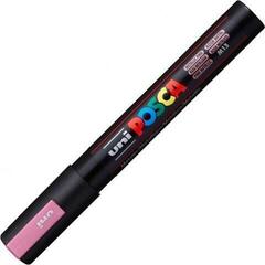 Felt-Tip Pen Uni Posca PC-5M Acrylic Marker 1,8 - 2,5 mm M13 Metallic Pink 1 pc - 2