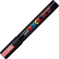 Felt-Tip Pen Uni Posca PC-5M Acrylic Marker 1,8 - 2,5 mm M15 Metallic Red 1 pc - 2