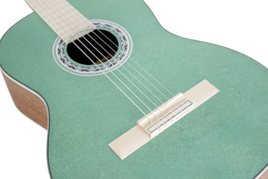 Classical guitar Valencia VC354H 4/4 Aqua Blue Classical guitar - 5