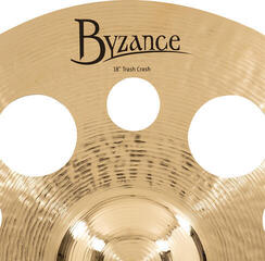 Crash Cymbal Meinl B18TRC-B Byzance Brilliant Trash 18" Crash Cymbal - 2