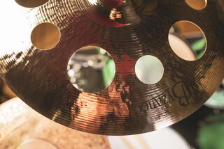 Crash Cymbal Meinl B18TRC-B Byzance Brilliant Trash 18" Crash Cymbal - 6