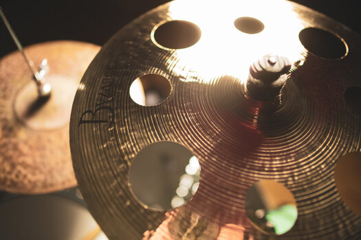 Crash Cymbal Meinl B16TRC-B Byzance Brilliant Trash 16" Crash Cymbal - 8