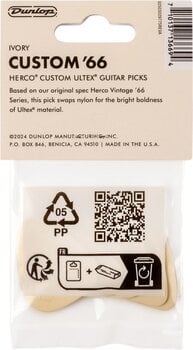 Plectrum Dunlop HEV211U66P Herco Custom '66 Ultex Plectrum - 2