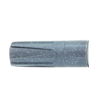 Felt-Tip Pen Darwi Tex Fabric Glitter Marker Textile Marker Silver 6 ml 1 pc - 2