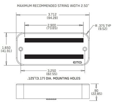 Bass Pick-Up EMG TBHZ Black Bass Pick-Up - 4