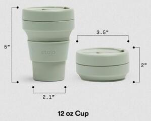 Termo skodelica, kozarec Stojo Pocket Sage 355 ml Skodelica - 5