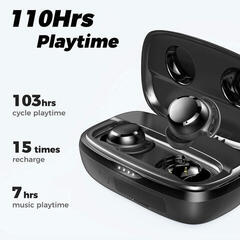 Ασύρματο Ακουστικό In-ear Tribit FlyBuds 3 BTH92SC Black Ασύρματο Ακουστικό In-ear - 5