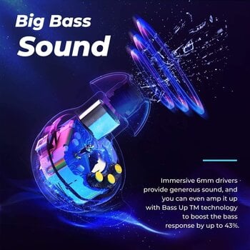 Drahtlose In-Ear-Kopfhörer Tribit FlyBuds 3 BTH92SC Black Drahtlose In-Ear-Kopfhörer - 9