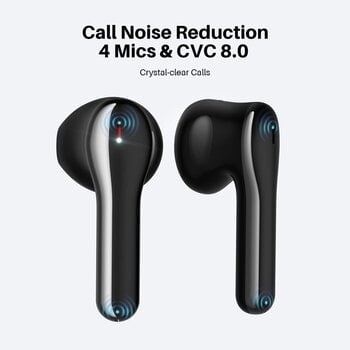 Auriculares intrauditivos inalámbricos Tribit FlyBuds C2 BTH96 Black Auriculares intrauditivos inalámbricos - 14