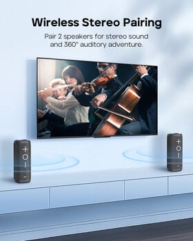 Bærbar højttaler Tribit StormBox 2 BTS32 Black Bærbar højttaler (Kun pakket ud) - 8