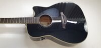 Yamaha FGC-TA Black Chitară electro-acustică Dreadnought
