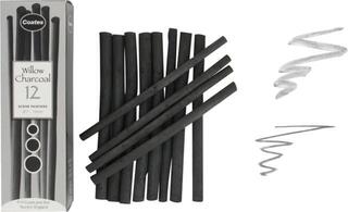 Holzkohl Coates Willow Scene Painters Naturkohle-Set 7 - 12 mm 12 Stck - 1