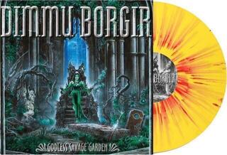 Vinylplade Dimmu Borgir - Godless Savage Garden (Deluxe Edition) (Yellow Orange Red Splatter Coloured) (LP) - 1