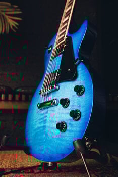 Sähkökitara Gibson Les Paul Studio Session Black Trim Cobalt Burst Sähkökitara - 11
