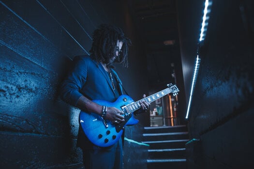 Sähkökitara Gibson Les Paul Studio Session Black Trim Cobalt Burst Sähkökitara - 20