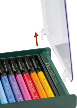флумастери
 Faber Castell 82.2964 Комплект маркери Basic Shades 12 бр. - 5