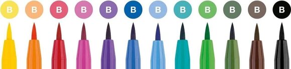 флумастери
 Faber Castell 82.2964 Комплект маркери Basic Shades 12 бр. - 6