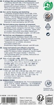 Grafitna olovka Faber Castell 82.1922 Сет уметничких оловака 6 Ком - 2