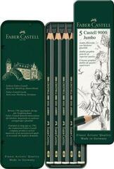 Graphite Pencil Faber Castell Jumbo Set of Graphite Pencils 5 pcs - 1